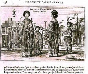 Chinese Women a General Description from an account of a Dutch Embassy to China 1665 by Jacob van Meurs