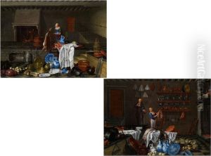 Kuchenstucke Mit Kuchenstilleben by Thomas Heeremans