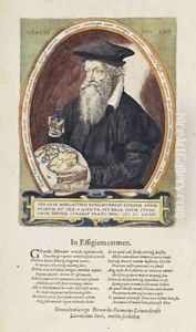 Image of Gerard Mercator 1512-94 from Atlas Sive Cosmographicae Mediationes by Gerard Mercator