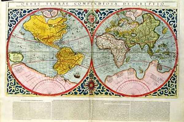Map of the World from the Atlas sive cosmographicae - view 1
