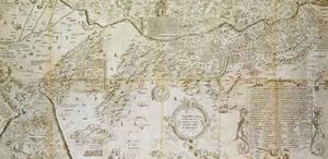 Amplissima Terrae Sanctae descripto ad utriusque testamenti intelligentiam 1537 by Gerard Mercator