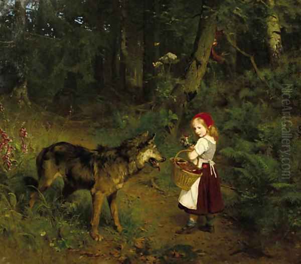 Rotkappchen im Walde Little Red Ridinghood - view 1