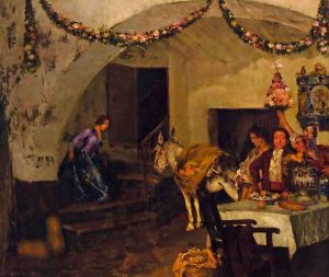 La Fiesta by Bartolome Mongrell Munoz