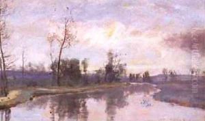 River Landscape 1888 by David Murray