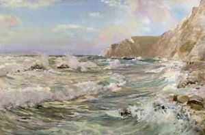 St Oswalds Bay Lulworth by David Murray