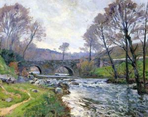 Le Pont Charaud sur la Cedelle, Crozant by Paul Madeline