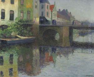 Canal à Bruges by Paul Madeline