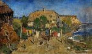 Gehoft Auf Rugen by Karl Heffner
