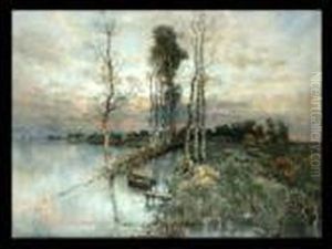 Seelandschaft Mit Birken