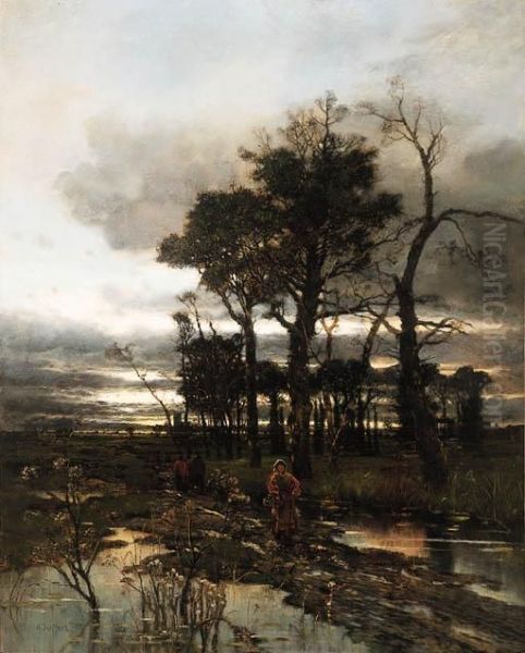 An Evening Landscape, Norfolk - view 1