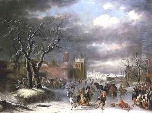 Winter Landscape 5 by Josse de Momper