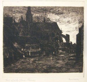 Soir Apres La Pluie. 
Furnes.