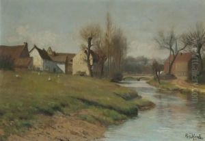 Paysage A La Riviere by Richard Heintz