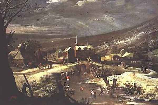 Countryside with Skaters - view 1