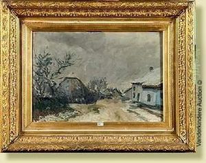 Village Ardennais Sous Laneige