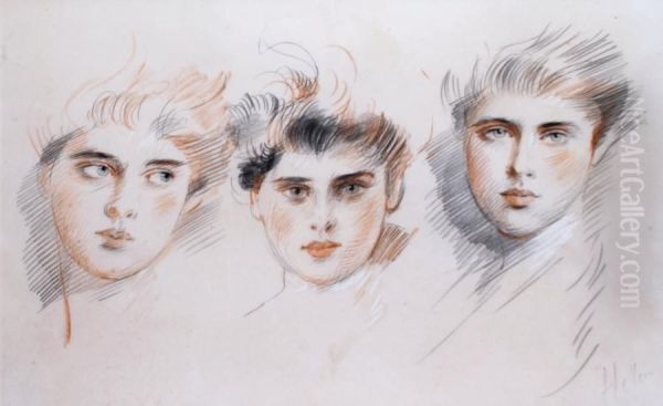 Les Trois Jeunes Femmes - view 1