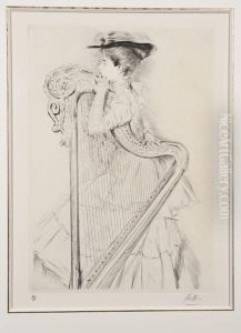 La Femme A La Harpe La Femme A La Harpe