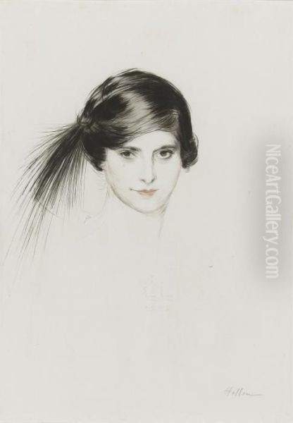 Head Of Helena Rubinstein With Egret Feathers - view 1