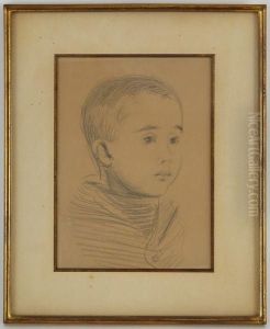Portrait De Garcon by Paul Cesar Helleu