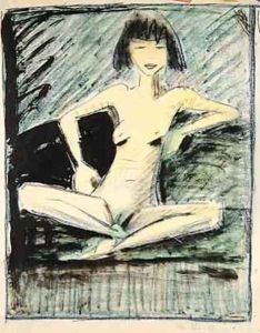 Young Gypsy Girl 1926 by Otto Muller