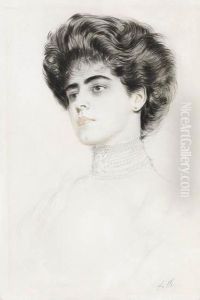 Femme Au Collier Perle Femme Au Collier Perle