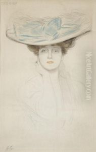 Le Noeud Bleu by Paul Cesar Helleu