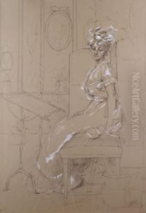 Jeune Femme Pensive