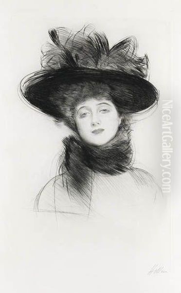Femme Au Grande Chapeau - view 1