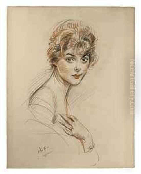 A Young Woman, Bust-length - view 1