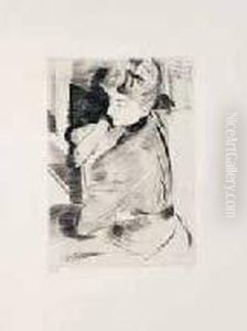 Femme Accoudee by Paul Cesar Helleu