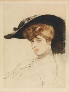 Femme Au Grand Chapeau