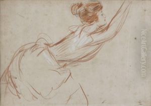 Jeune Femme De Profil by Paul Cesar Helleu