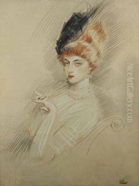 Portrait De Madame Letellier. - view 1