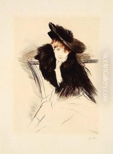 Madame Helleu Dans Son Interieur by Paul Cesar Helleu
