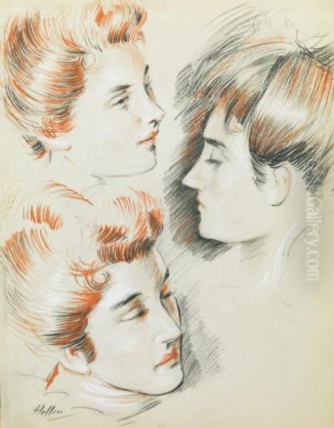 Trois Tetes De Femmes - view 1