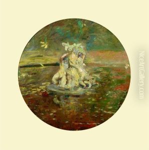 Fontaine Aux Enfants Tenant Une Corne D'abondance, Versailles