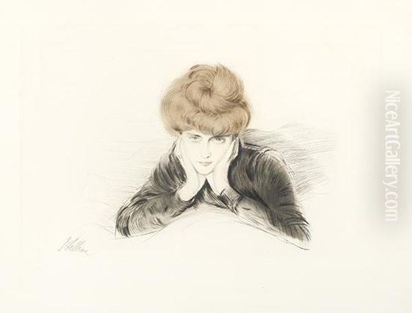 La Visage Encadre, Madame Helleu. - view 1