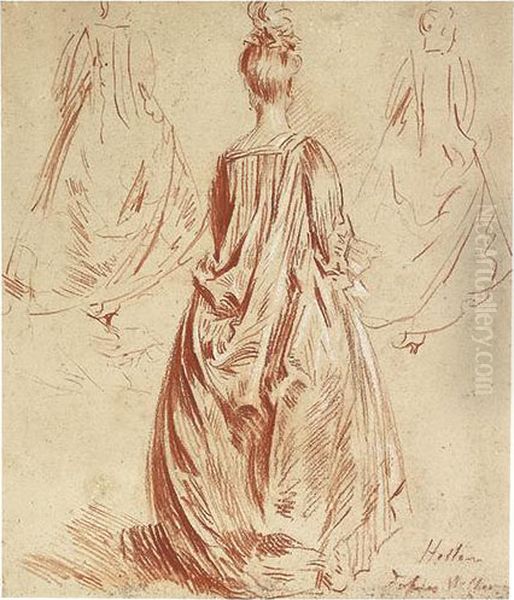 Etudes D'apres Watteau. - view 1