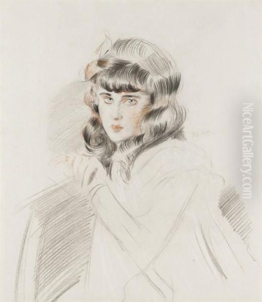 Portrait D'ellen Helleu En Buste - view 1
