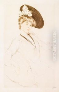 Miss Taylor. by Paul Cesar Helleu
