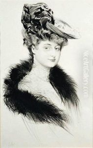 Portrait De La Comtesse De Meritens