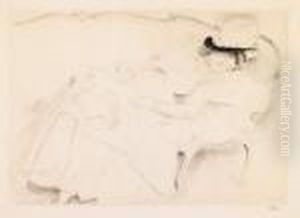 Dormeuse Sur Un Canape by Paul Cesar Helleu