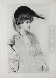 Duchess Of Marlborough by Paul Cesar Helleu