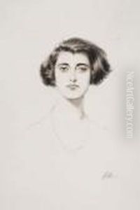Portrait De Femme, Cheveux Court by Paul Cesar Helleu