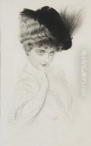Madame Marthe Letellier by Paul Cesar Helleu