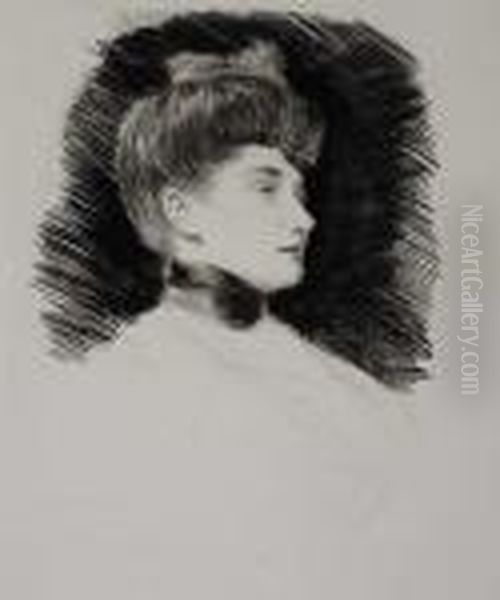 Two Drypoints. - view 1