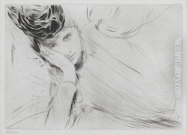 Lady Reclining - view 1