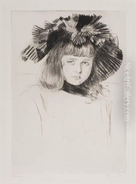 Jeune Fille Au Chapeau - view 1