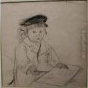 Portrait De Jean, Fils De L Artiste by Paul Cesar Helleu
