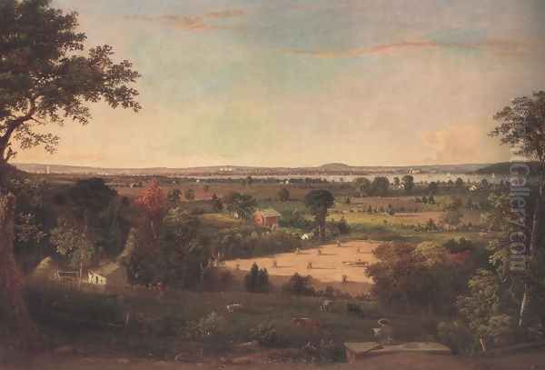View Of The City Of Washington From The Virginia Shore 1856 - view 1
